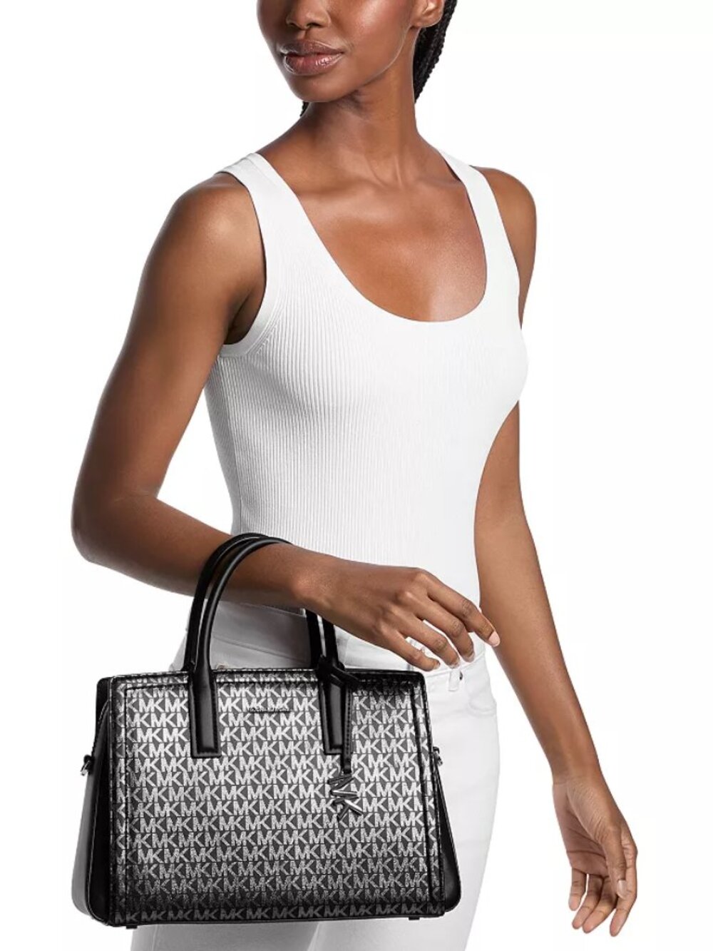 Michael Kors Laila Signature Logo Crossbody Bag NWT - Picture 3 of 11